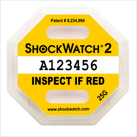 HILDE24 | Verpackungswissen | Stoß-Indikator ShockWatch® 2